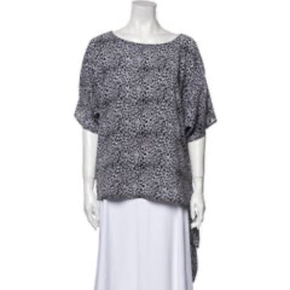 MK Animal Print Scoop Neck Tunic Size Large - Picture 1 of 3